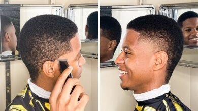 taper fade muster