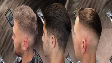 low taper fade straight hair